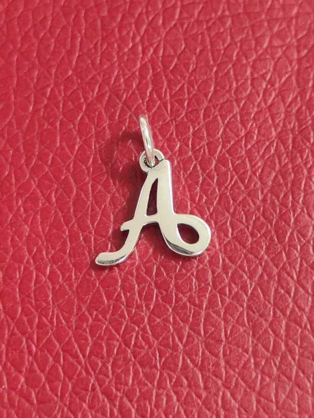 7pc James Avery Small Script Initial Charm 925 Silver Pendant ( A,B,D,L,K,J,T)